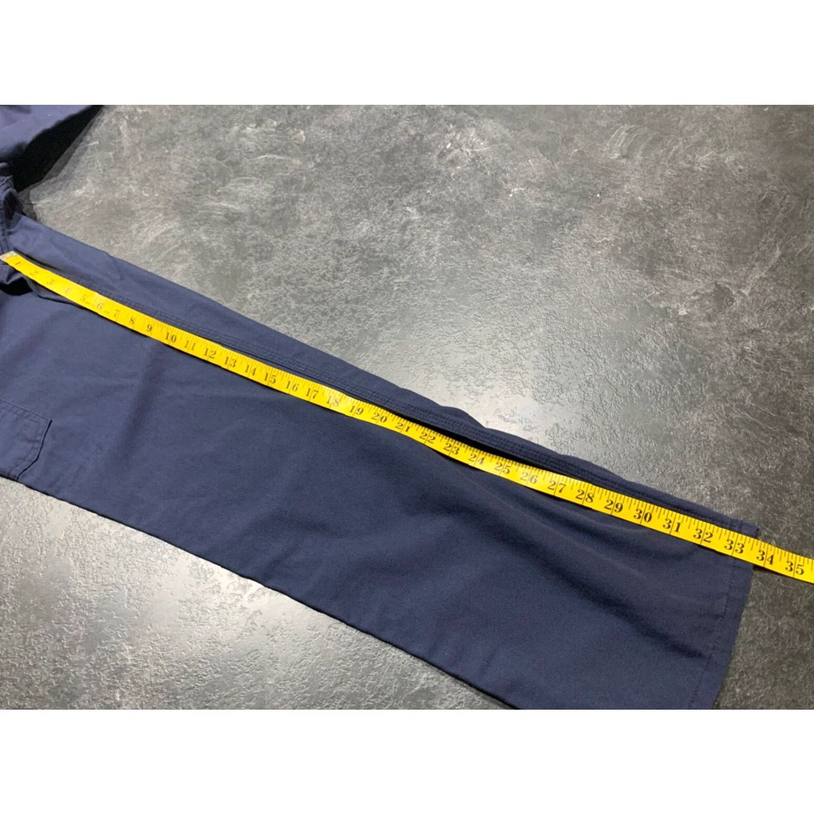Carhartt Carhartt Work Pants Dungaree Fit Men's 42x34 Navy Blue Cotton Blend Size US 42 / EU 58 - 5 Thumbnail