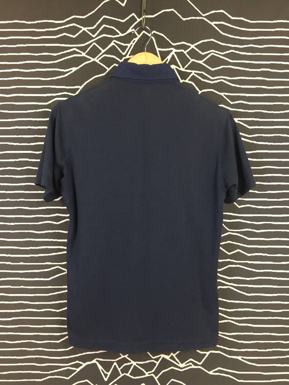 Uniqlo Uniqlo Navy Blue Short Sleeve Button-Down Polo Shirt Size US S / EU 44-46 / 1 - 4 Thumbnail