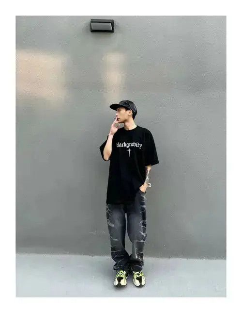 Designer × Vintage hiphop skate punk grunge fade pattern pants Size US 28 / EU 44 - 3 Thumbnail