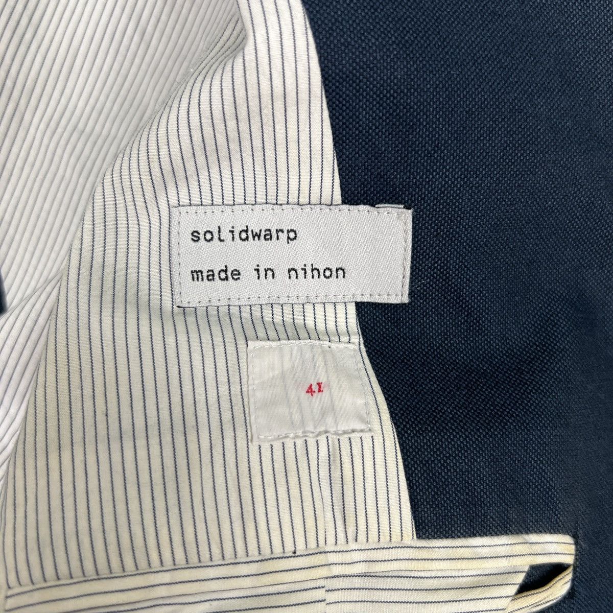 Japanese Brand 🔥 SOLIDWRAP INDIGO JACKET Size US M / EU 48-50 / 2 - 15 Thumbnail