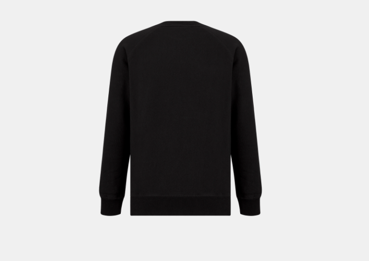 Dior o1w1db10525 483J63 Relaxed-Fit Bobby Sweatshirt in Black Size US L / EU 52-54 / 3 - 2 Thumbnail