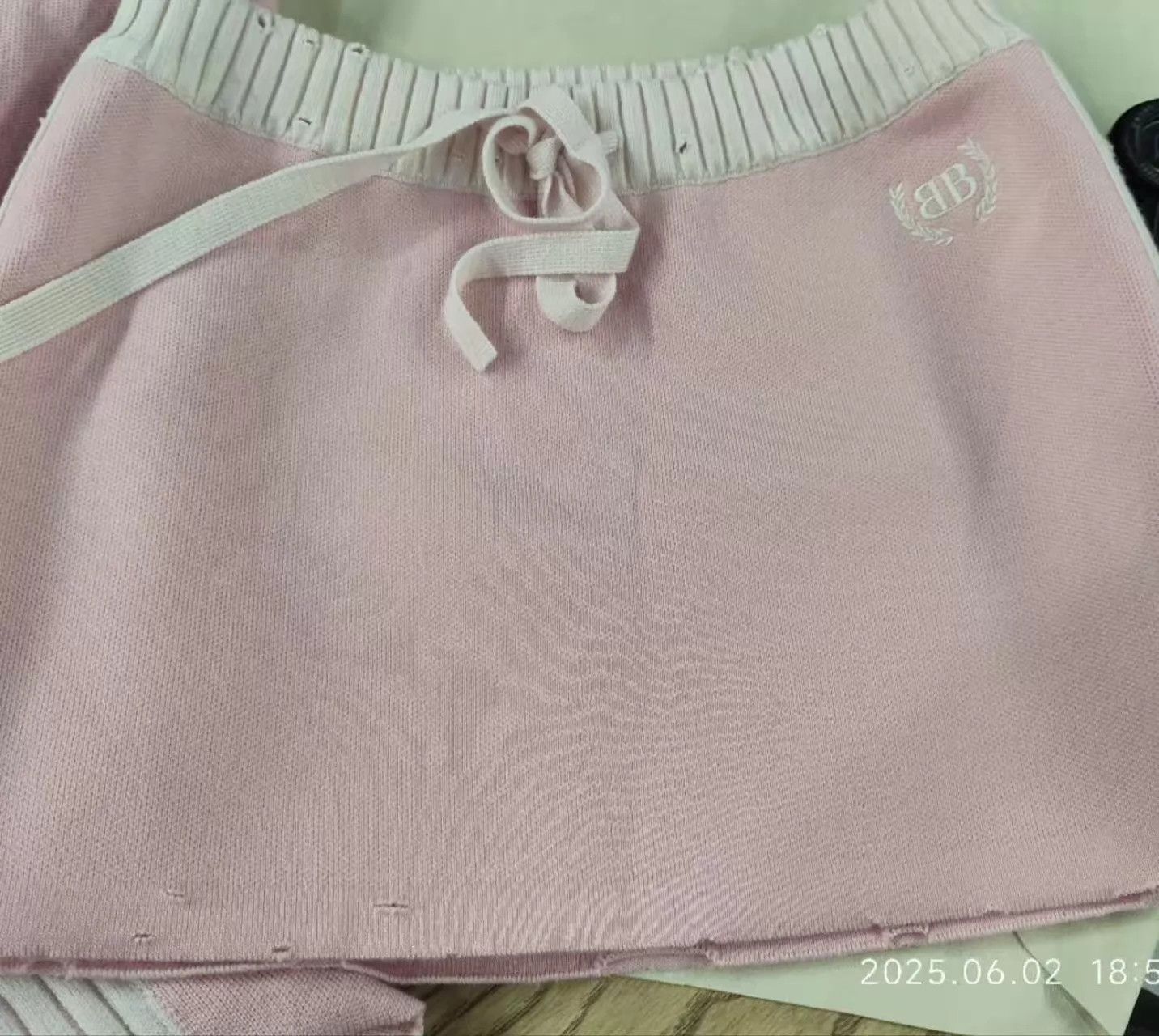 Balenciaga Balenciaga Knit Mini Skirt Pink S 250602VHHQC01 Size 26" / US 2 / IT 38 - 4 Thumbnail
