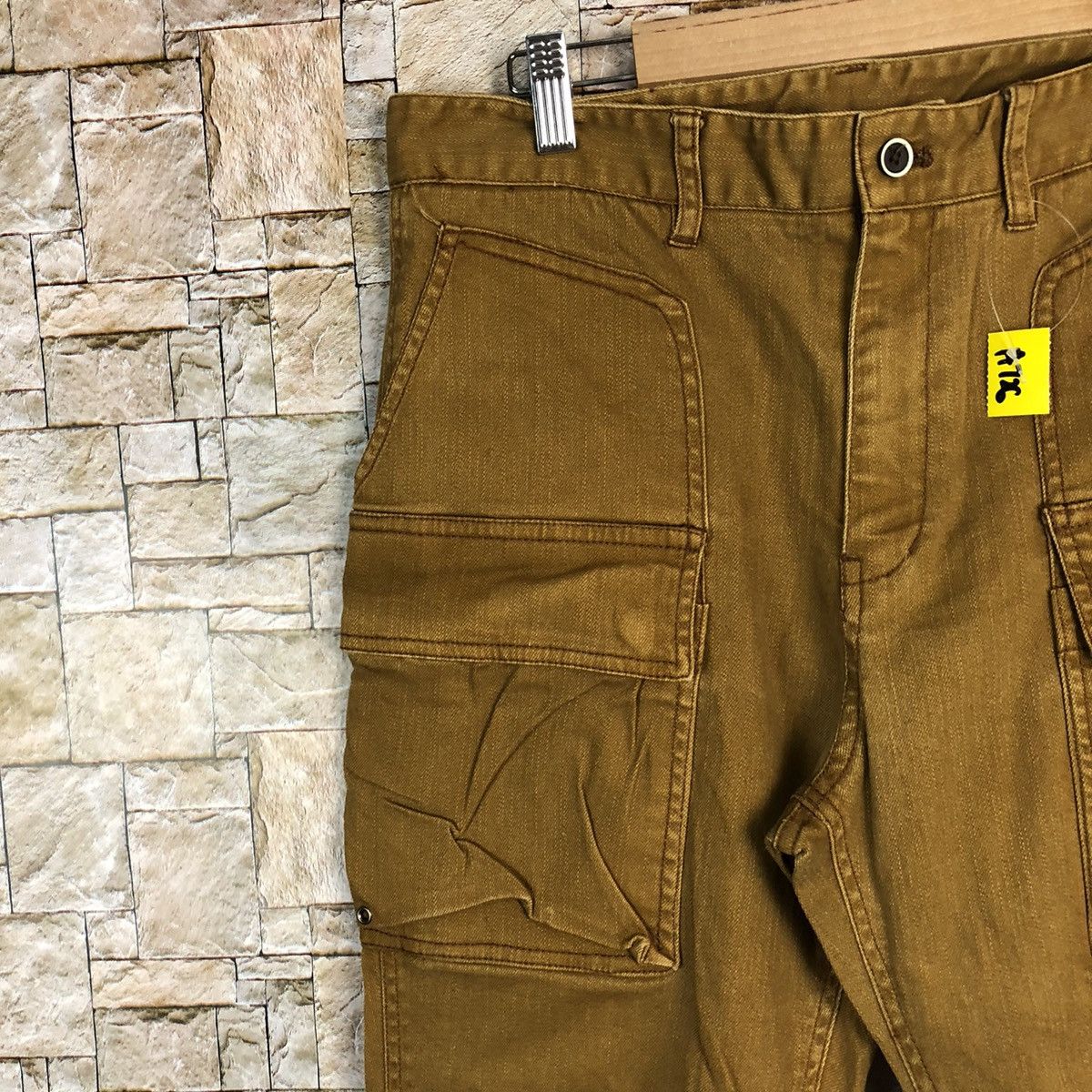 Japanese Brand Tkmixpice Brown utility Cargo big Multipocket Pants #A726 Size US 30 / EU 46 - 8 Thumbnail