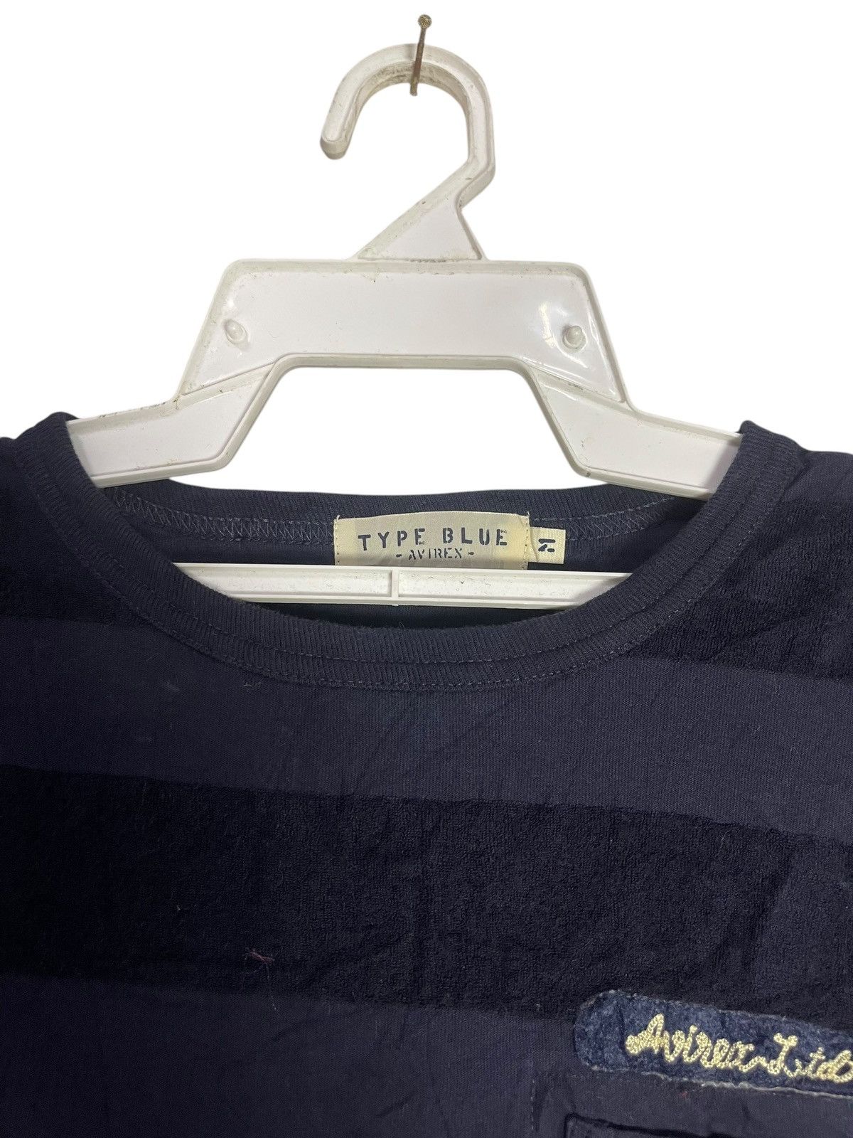 Avirex × Japanese Brand Type Blue Avirex Stripes Tshirt Size US M / EU 48-50 / 2 - 4 Thumbnail