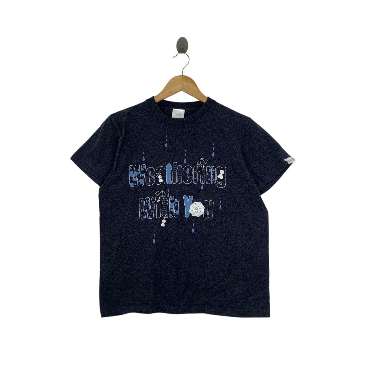 Vintage WEATHERING WITH YOU Makoto Shinkai Anime Tee Shirt Top Film Size US S / EU 44-46 / 1 - 1 Thumbnail