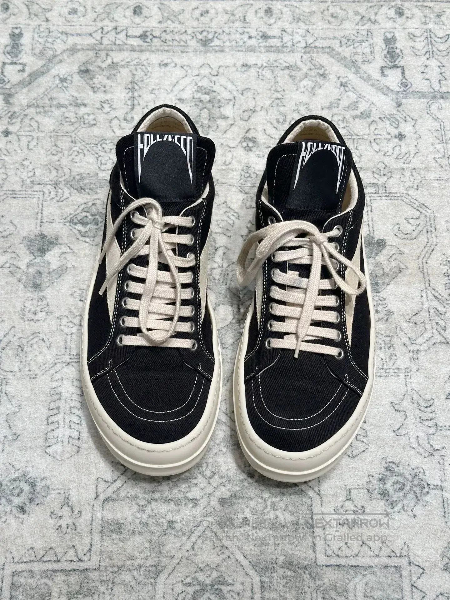 Rick Owens Drkshdw Rick Owens DRKSHDW Canvas Sneakers. Size US 9 / EU 42 - 1 Thumbnail