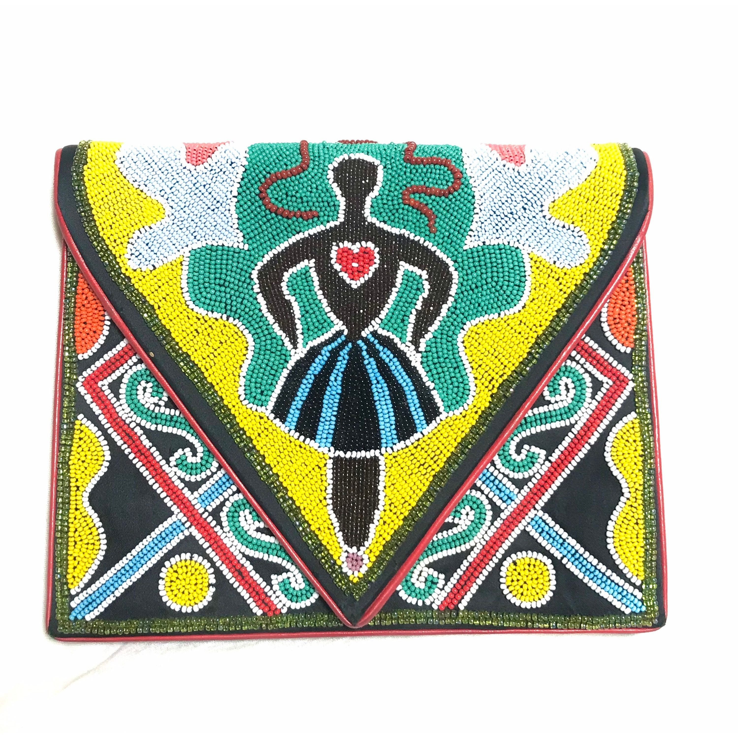 Other Vintage Renaud Pellegrino ethnic design beaded bag Size ONE SIZE - 1 Thumbnail