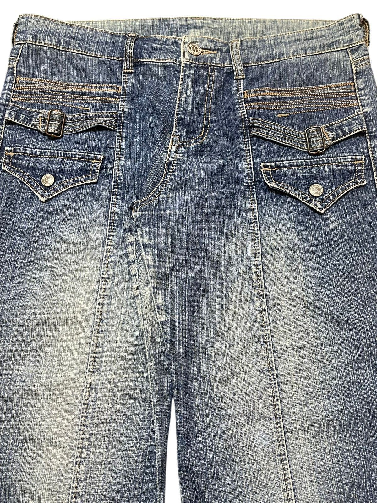 Hysteric Glamour Vintage Japanese Brand Faded Wash Avant Garde Wide Leg Size US 32 / EU 48 - 4 Thumbnail