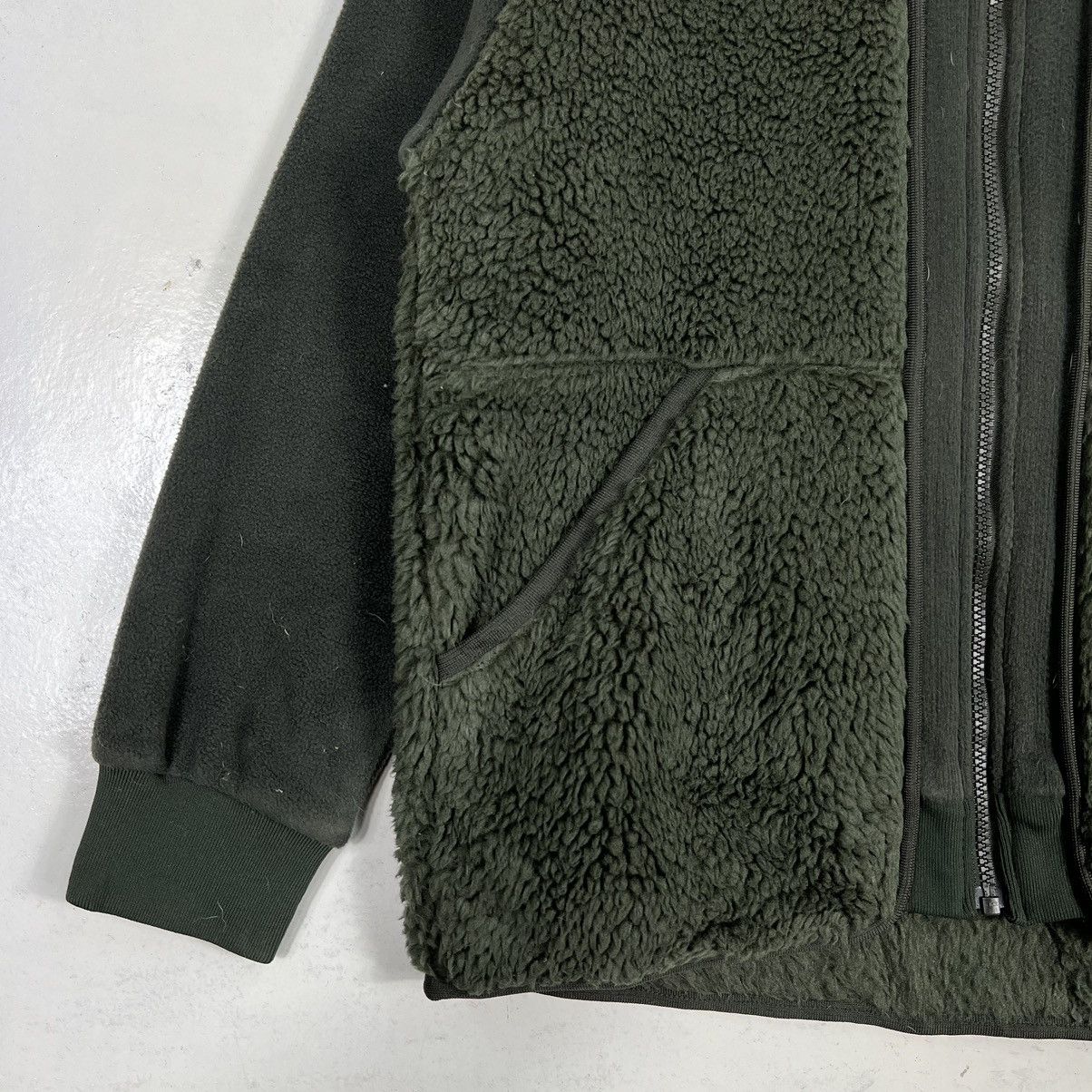 White Mountaineering 🔥 WHITE MOUNTAINEERING FLEECE BOMBER JACKET Size US S / EU 44-46 / 1 - 4 Thumbnail