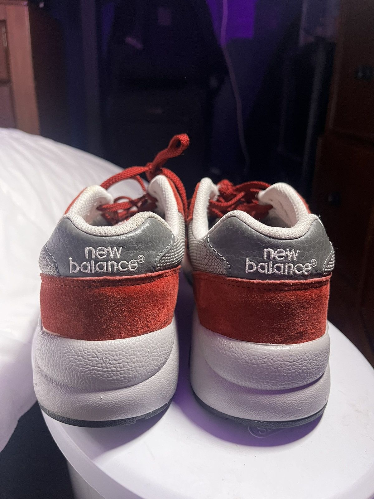 New Balance New Balance 580 elite Burgundy Grey size 7.5 Size US 7.5 / EU 40-41 - 3 Thumbnail
