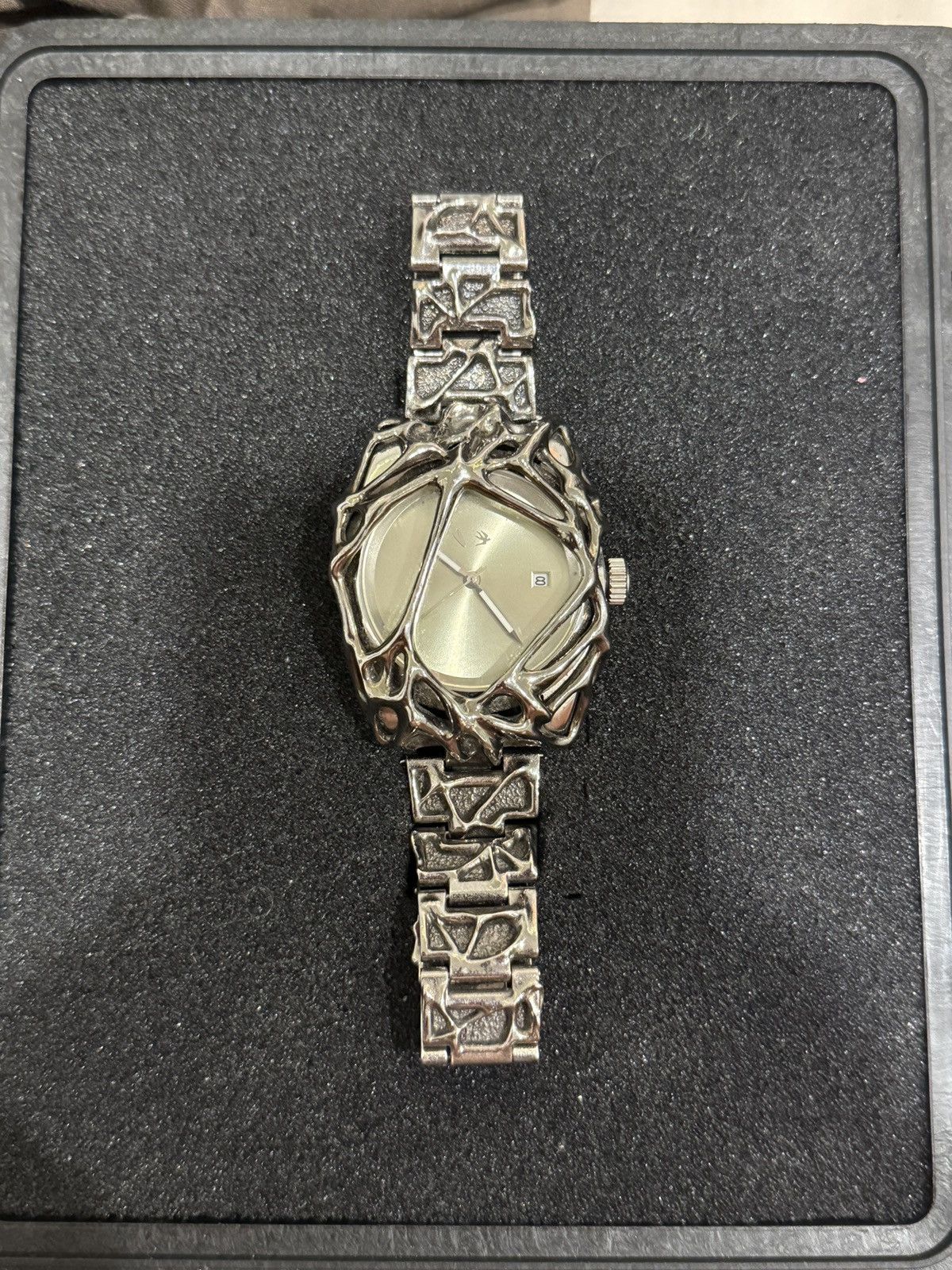 Alabaster Industries Watch Meteor Sinew in Champagne