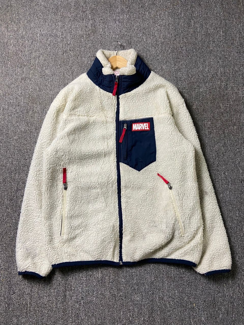 Marvel Comics Marvel Comics Brand Sherpa Fleece Jacket (183) Size US L / EU 52-54 / 3 - 1 Thumbnail