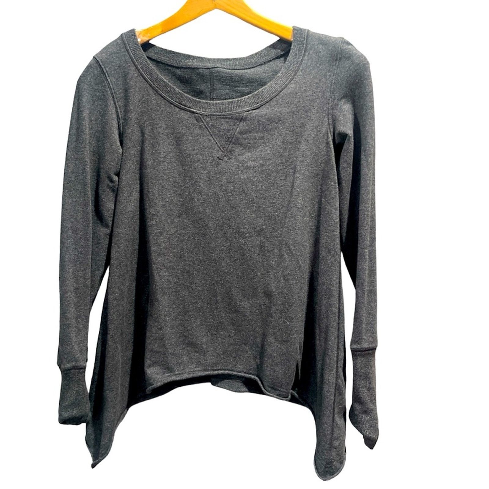 Lululemon LULULEMON Tea Lounge Pullover Sweater in Heathered Coal Size M / US 6-8 / IT 42-44 - 4 Thumbnail