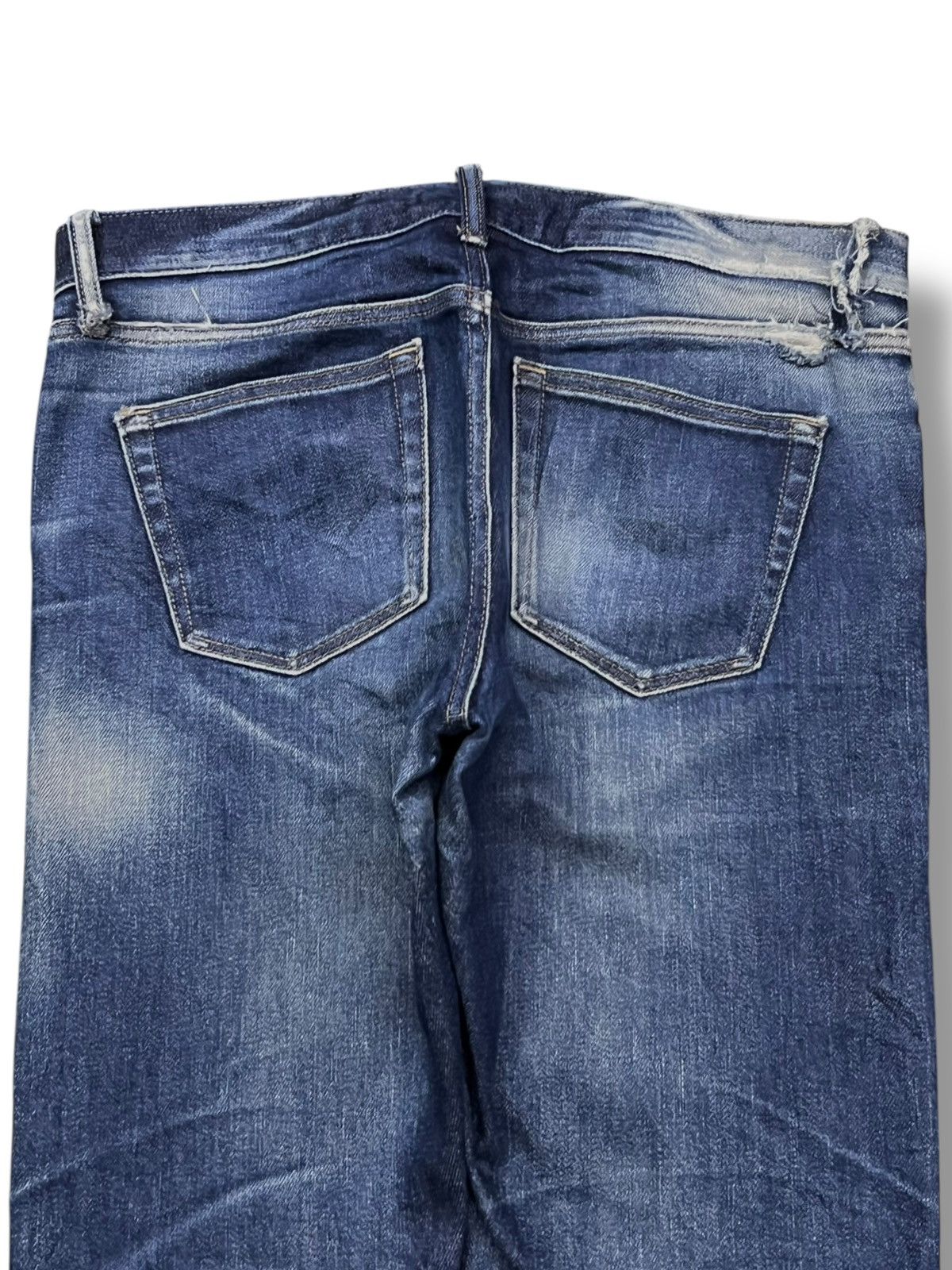 Uniqlo Vintage Uniqlo Selvedge Denim Japan - Faded Rusty Wash Jeans Size US 34 / EU 50 - 5 Thumbnail