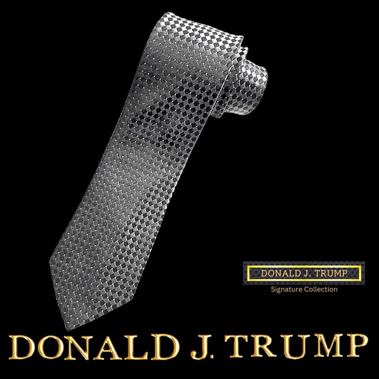 Other Donald Trump Collectible Tie Black Diamond w/ Gold Emblem Size ONE SIZE - 1 Thumbnail