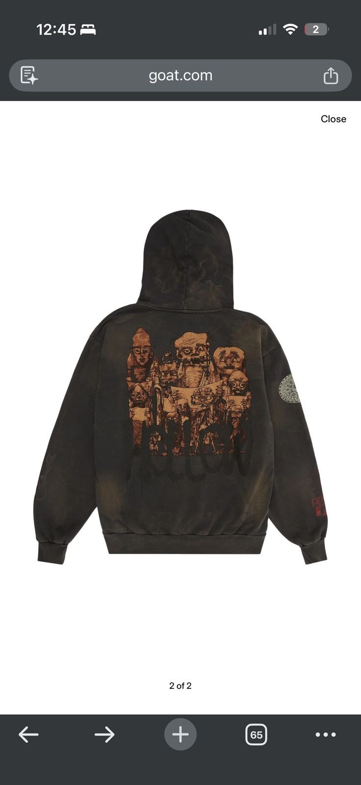 Travis Scott Travis Scott Cactus Jack Murakami Takashi Hollow Hoodie Size US XL / EU 56 / 4 - 2 Thumbnail