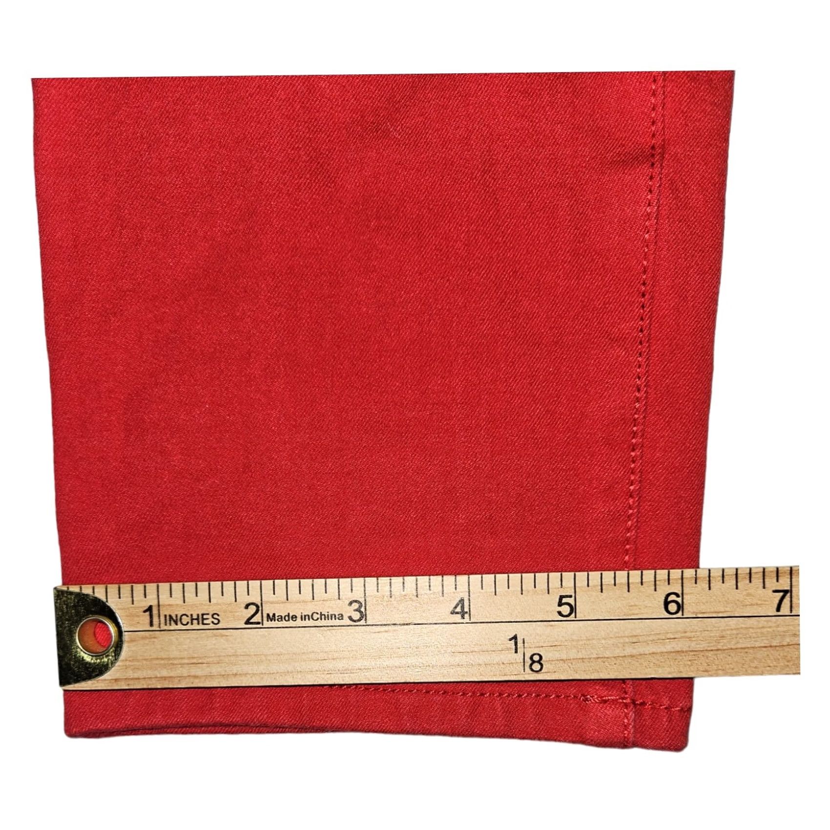 Vintage Chico'S Jeans Womens 00 Red Slimming Ankle Stretch Casual Workwear Size 24" / US 00 / IT 34 - 6 Thumbnail