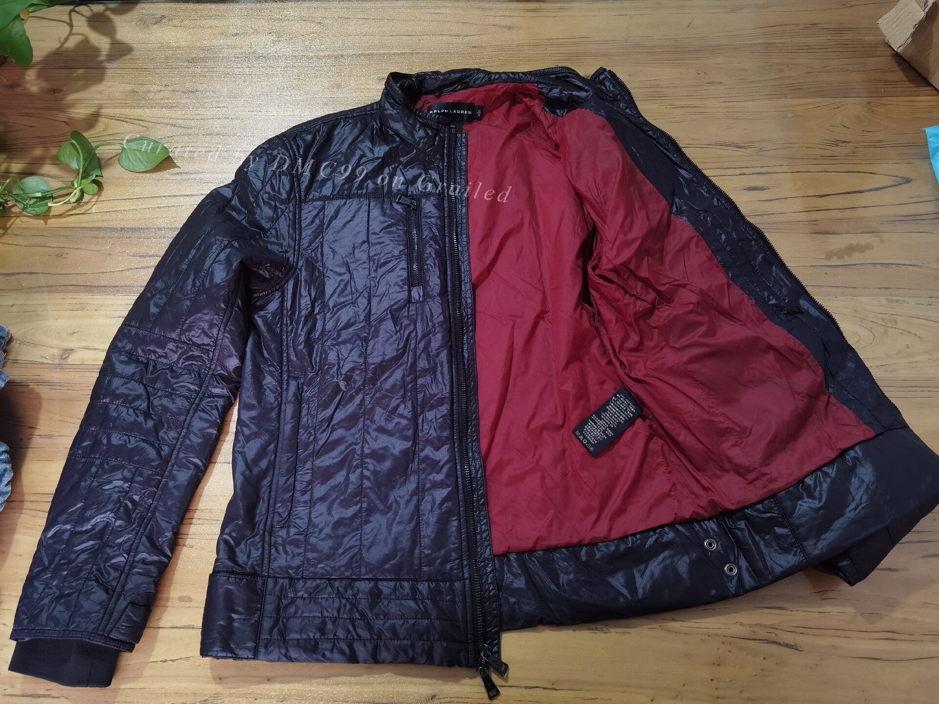 Ralph Lauren Black Label Polo Ralph Lauren Black Label Coated Moto Jacket Size US M / EU 48-50 / 2 - 1 Thumbnail