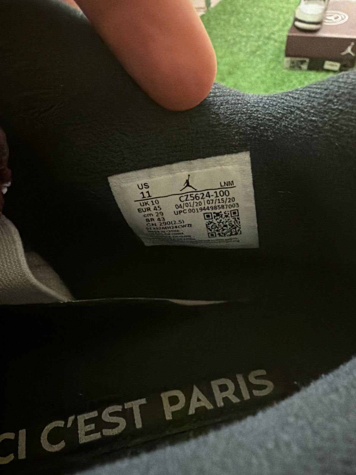 Jordan Brand Jordan 4 PSG Size US 11 / EU 44 - 7 Thumbnail