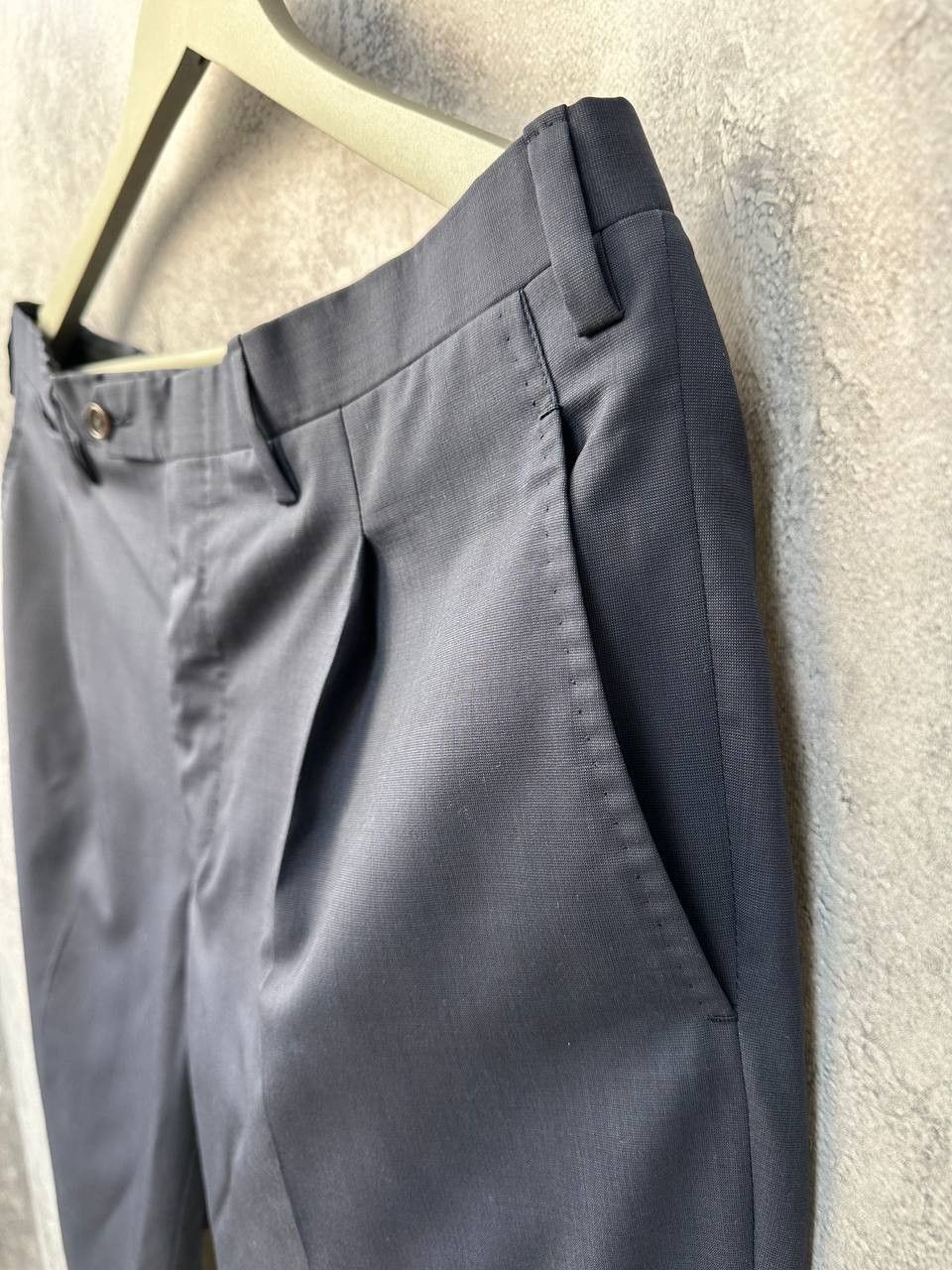 Kiton Kiton Napoli Dress Pants Formal Trousers Classic Blue Size 50R - 6 Thumbnail