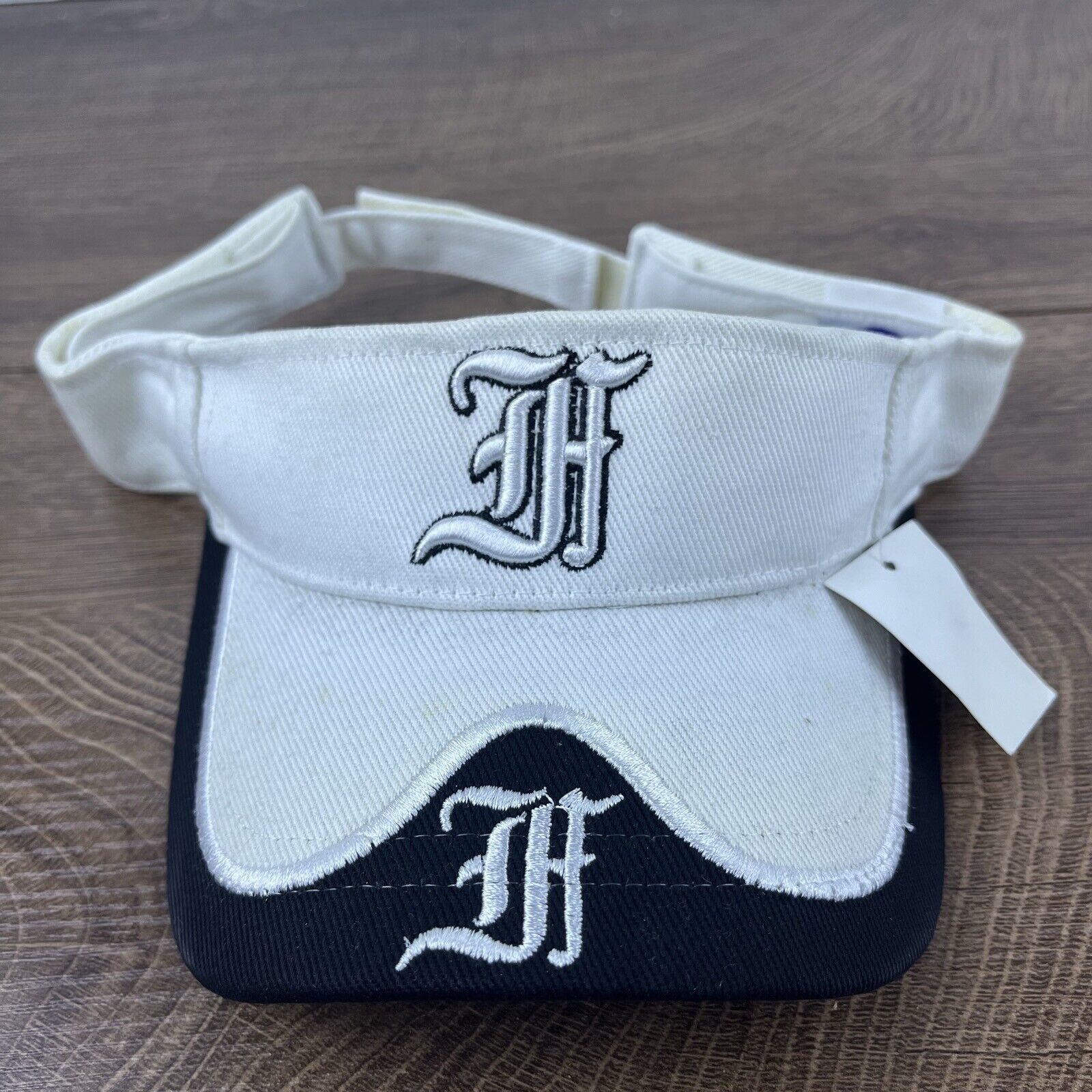 Other Houston Visor Hat White Cap Houston Hat Adjustable Hat White Size ONE SIZE - 2 Thumbnail