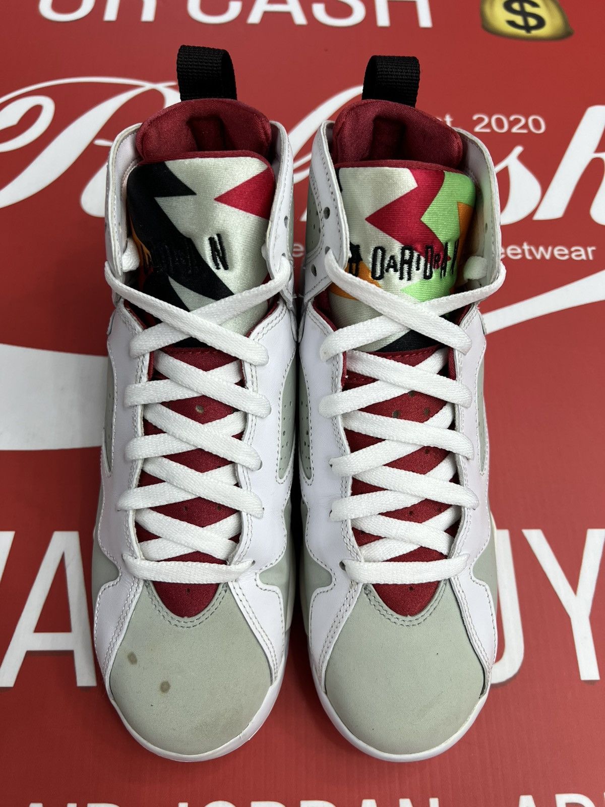 Jordan Brand Air Jordan 7 Hare 2015 Size 6.5Y Size US 6.5 / EU 39-40 - 4 Thumbnail