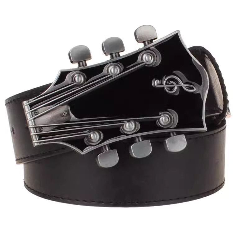 VIBE Dark Vintage Belt Riveted Belts Menswear Accessories Size ONE SIZE - 1 Thumbnail