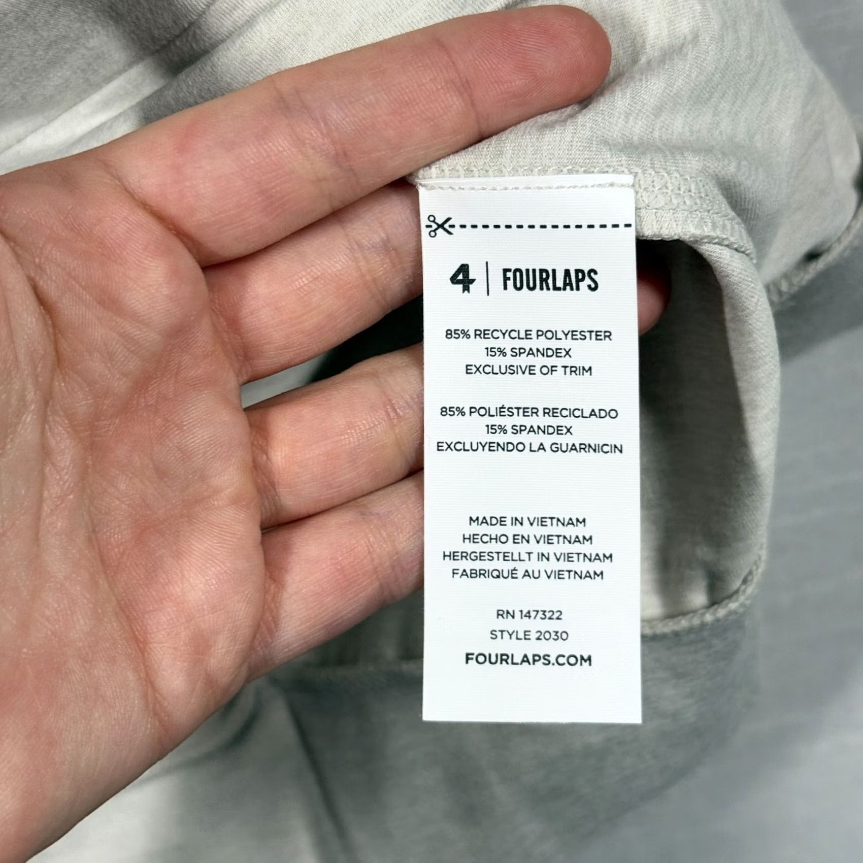 Vintage Fourlaps Shirt Womens Small Oatmeal Heather Stratus Thermoregulating Athletic Shirt Womens Small Beige Polyester Spandex Athletic Womens Mens Girls Size S / US 4 / IT 40 - 7 Thumbnail