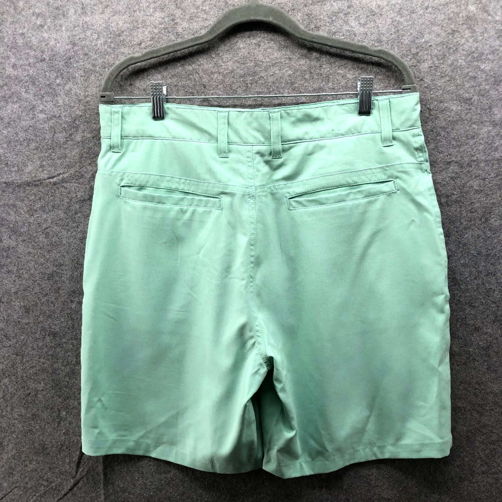Panama Jack Panama Jack Performance Shorts Mens 33 Mint Green 7'' Inseam Flat Front Golf Casual Outdoor Sports Size US 33 - 2 Thumbnail