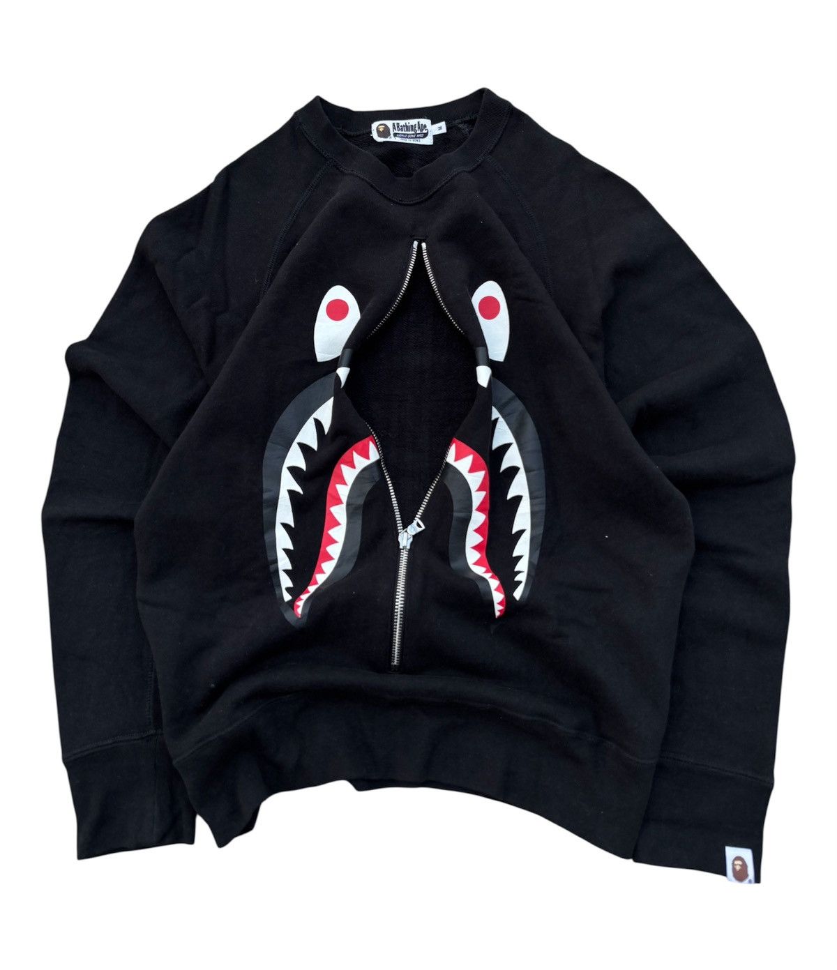 Bape Bape shark Metal Zip Up Sweatshirt Size US M / EU 48-50 / 2 - 4 Thumbnail
