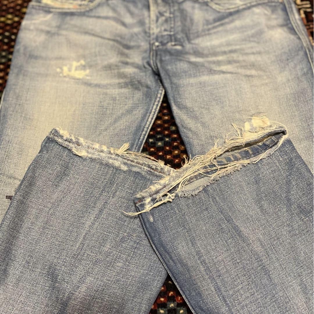 Diesel DIESEL JoJo Remake Flared Denim Pants Blue M Size US 33 - 4 Thumbnail