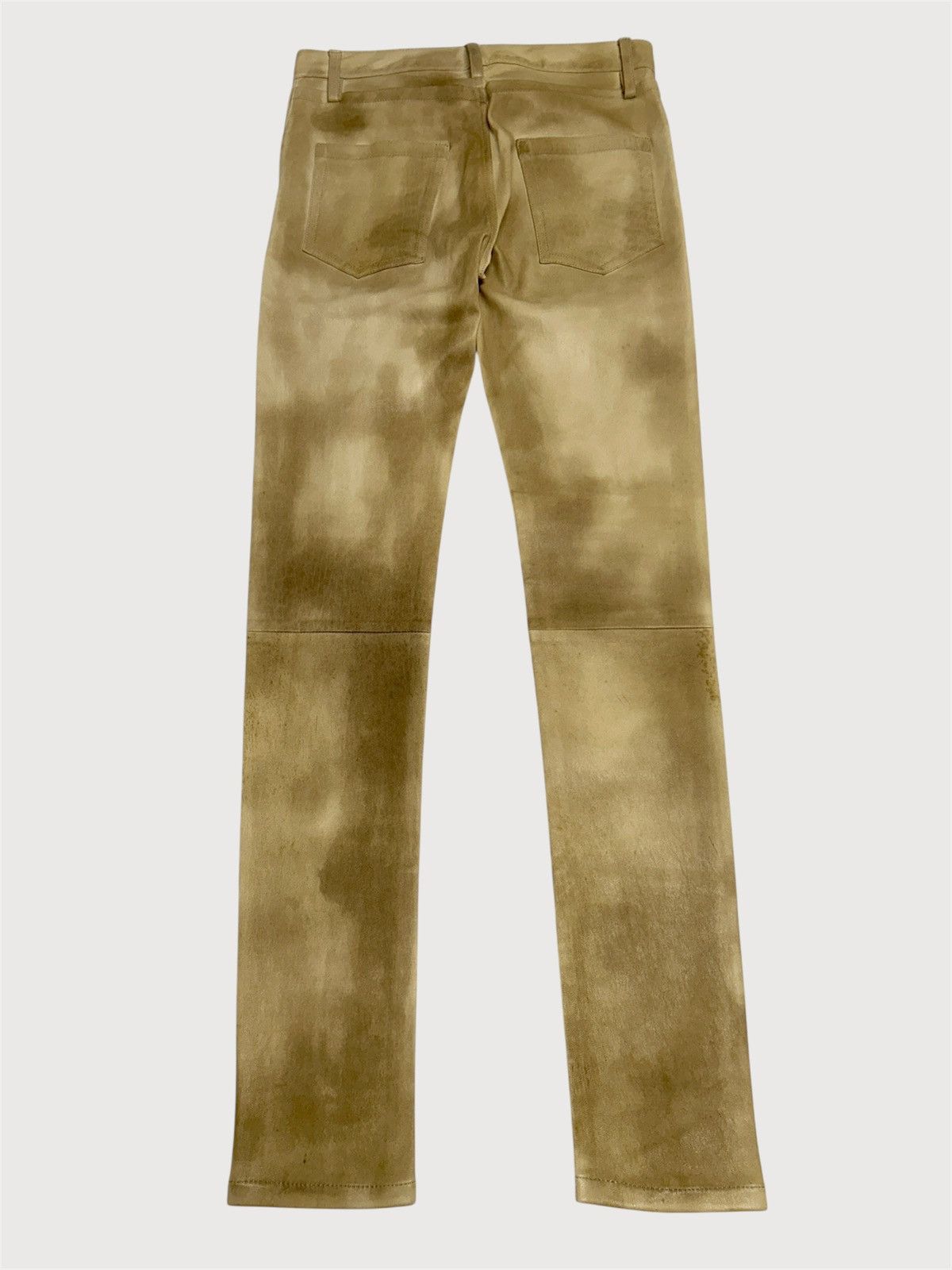 Ann Demeulemeester FW2015 1/1 sample calf leather "Jackson Ecru" Pants Size US 30 / EU 46 - 2 Thumbnail