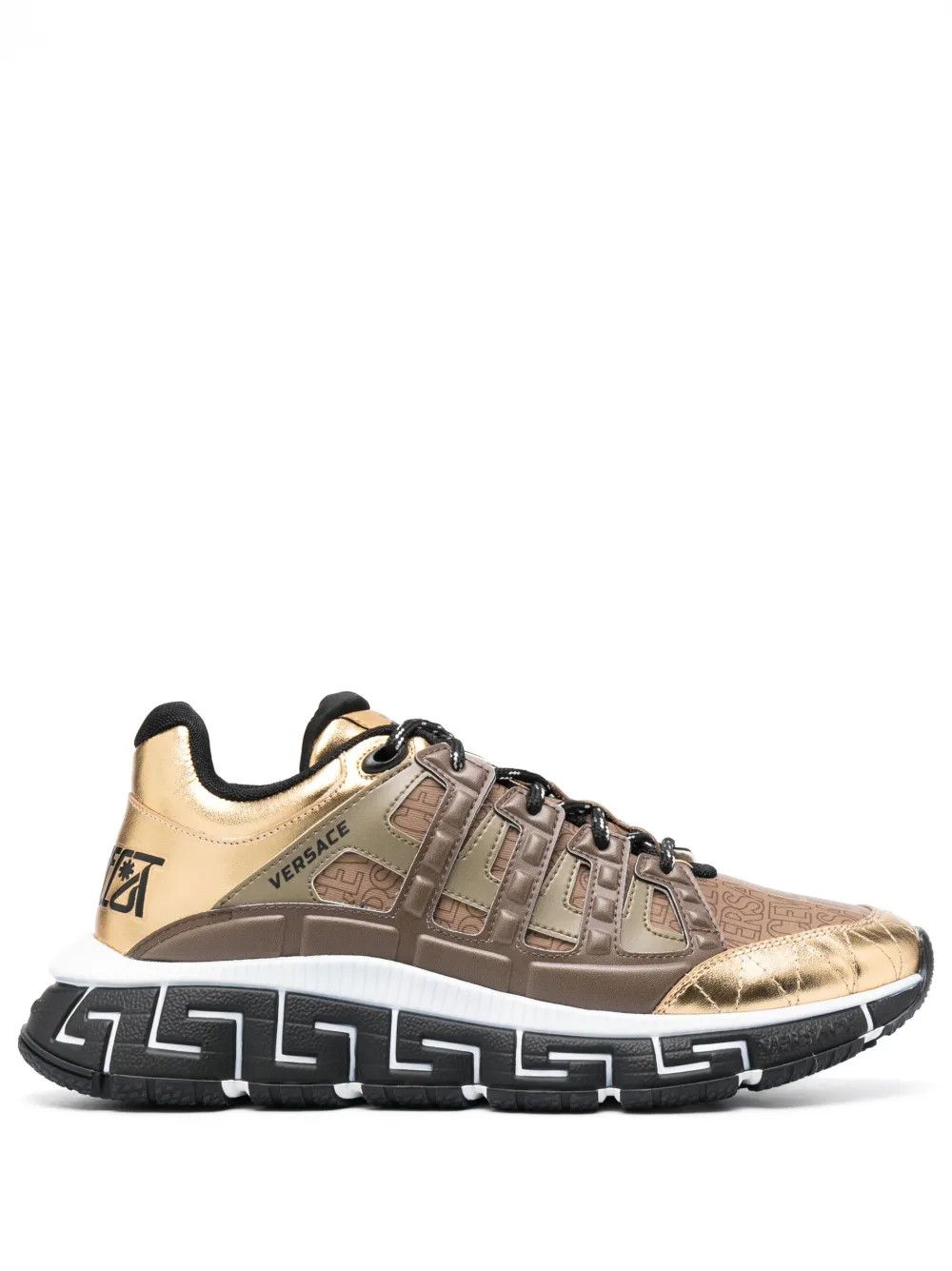 Versace o1y0425 Logo Low-Top Sneakers in Multicolor Size US 9 / EU 42 - 1 Thumbnail