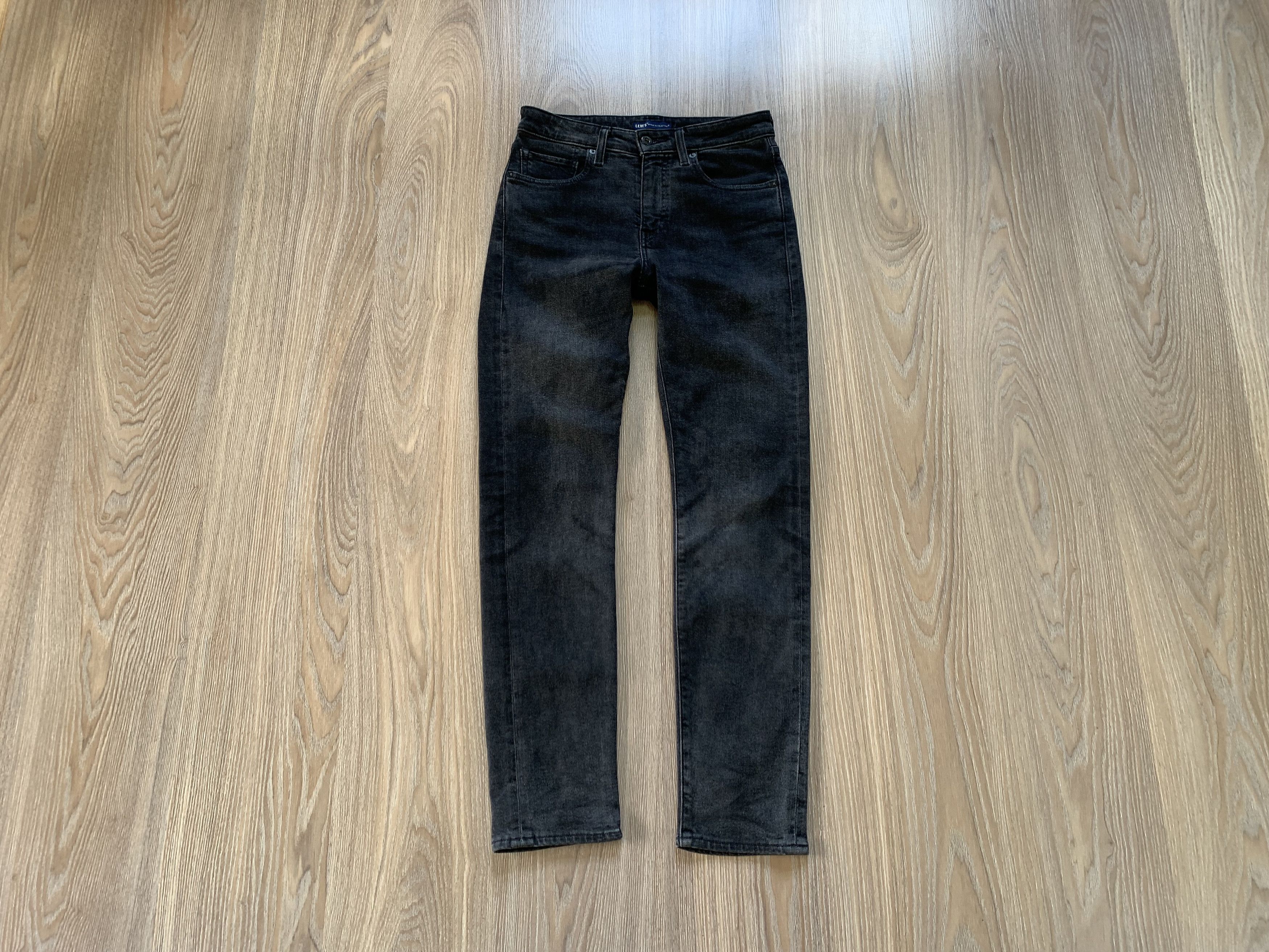 Levi's Levi's Made & Crafted Needle Narrow Dark Grey Jeans Size US 30 / EU 46 - 12 Thumbnail