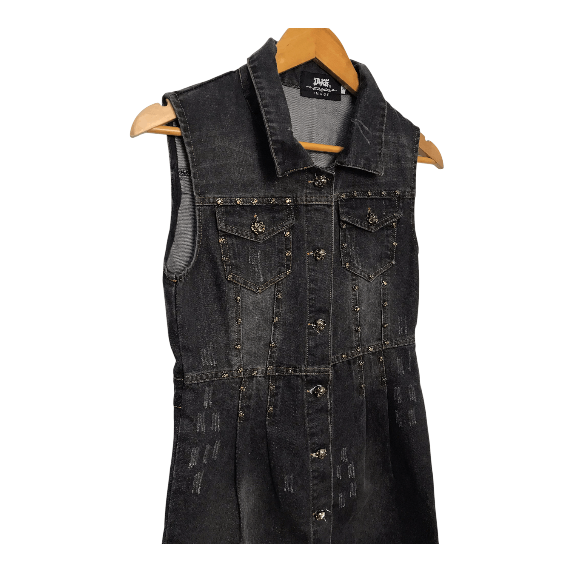 Hysteric Glamour × If Six Was Nine × Seditionaries Crazy Mini Skull Take Denim Jacket Size US XS / EU 42 / 0 - 2 Thumbnail