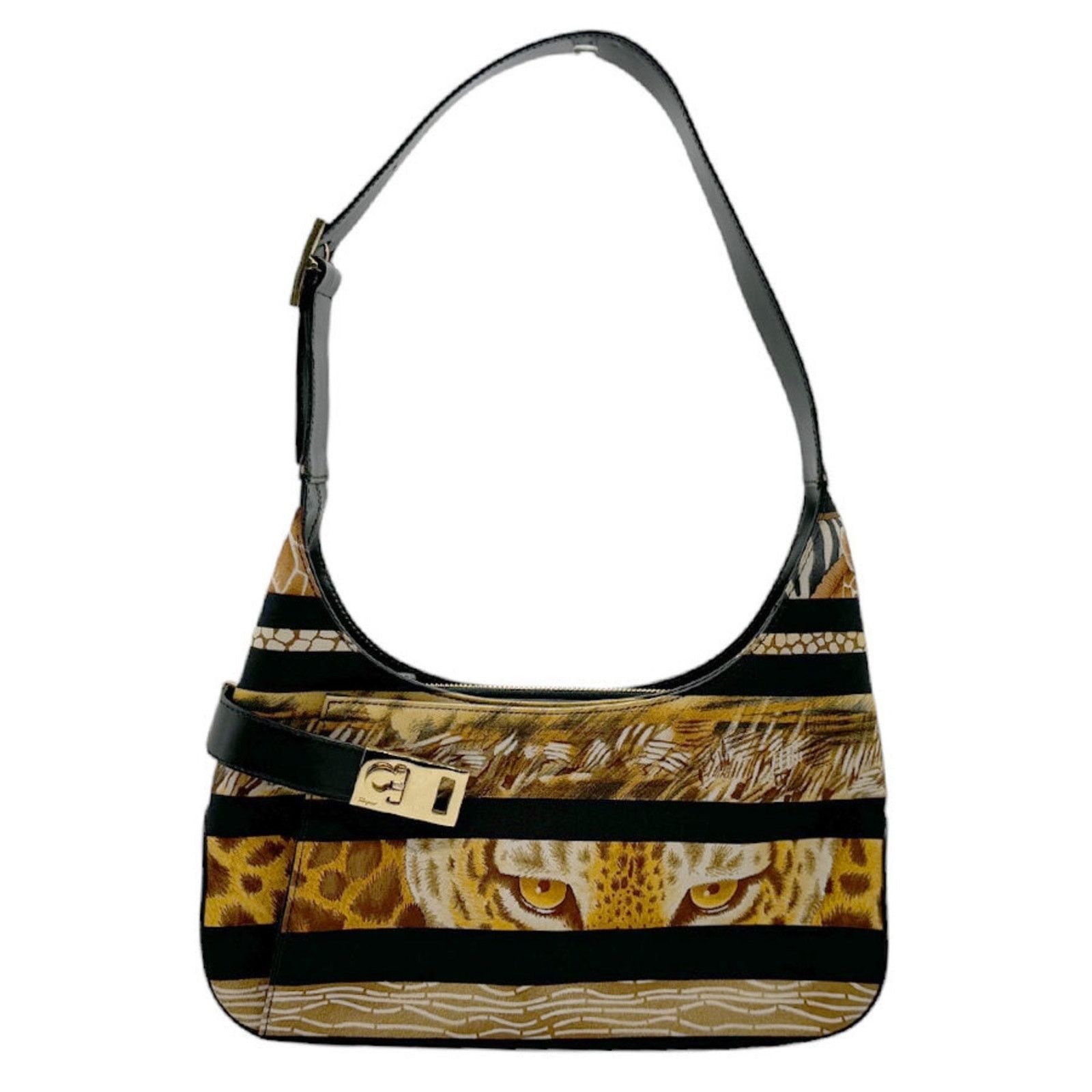 Salvatore Ferragamo Animalier Shoulder Bag