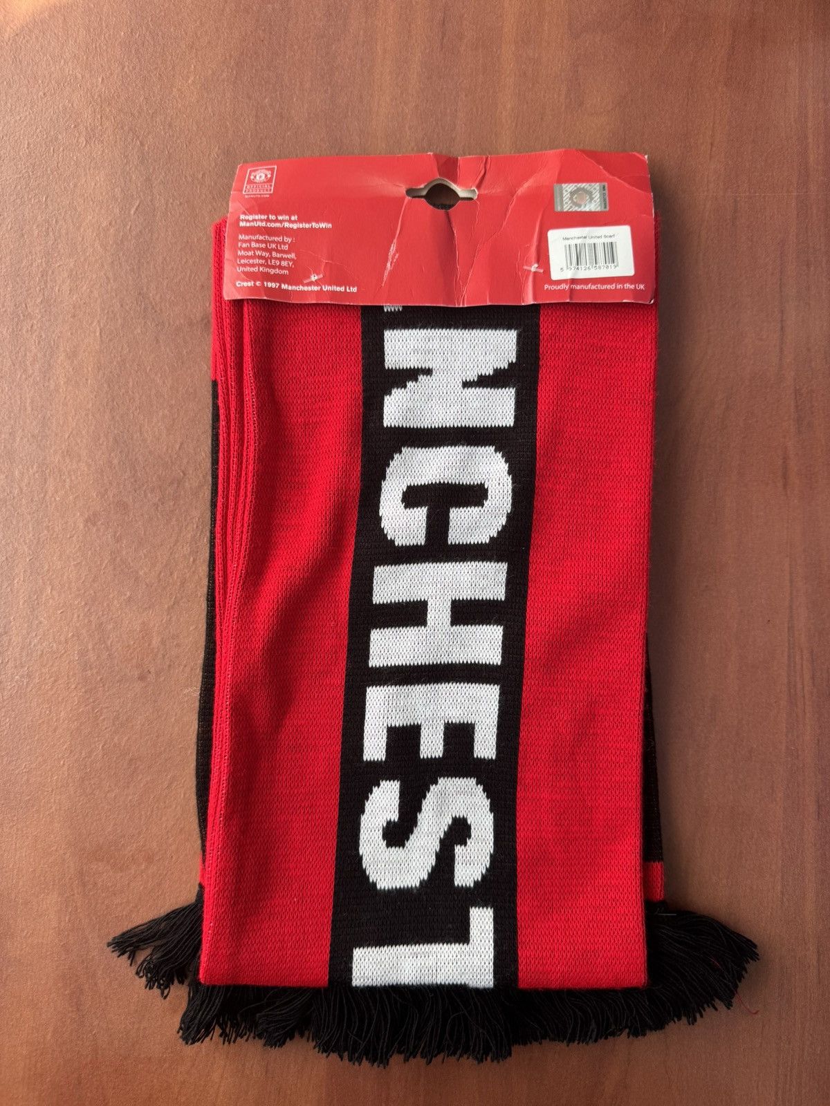 All Sport BNWT Manchester United Scarf Fan One size Size ONE SIZE - 2 Thumbnail