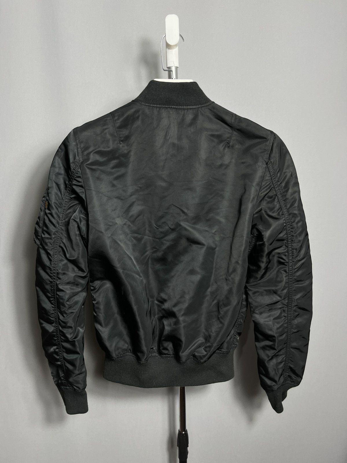 Alpha Industries alpha industries bomber jacket ma-1 flight pilot black nylon Size L / US 10 / IT 46 - 8 Thumbnail