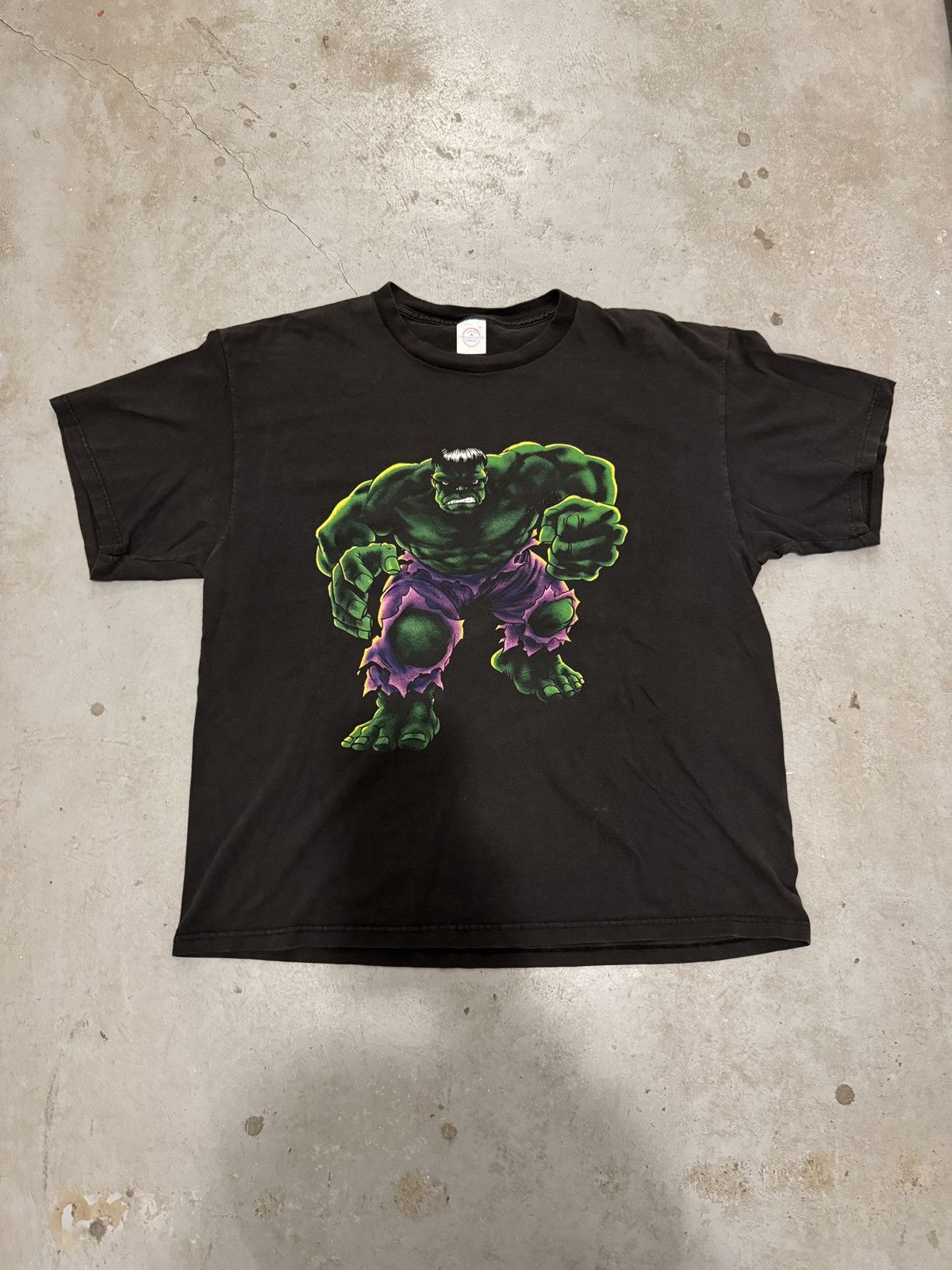 Marvel Comics *RARE* VTG 90s 00s Y2k MARVEL HULK COMICS 00s DEMNA STYLE Size US XL / EU 56 / 4 - 8 Thumbnail