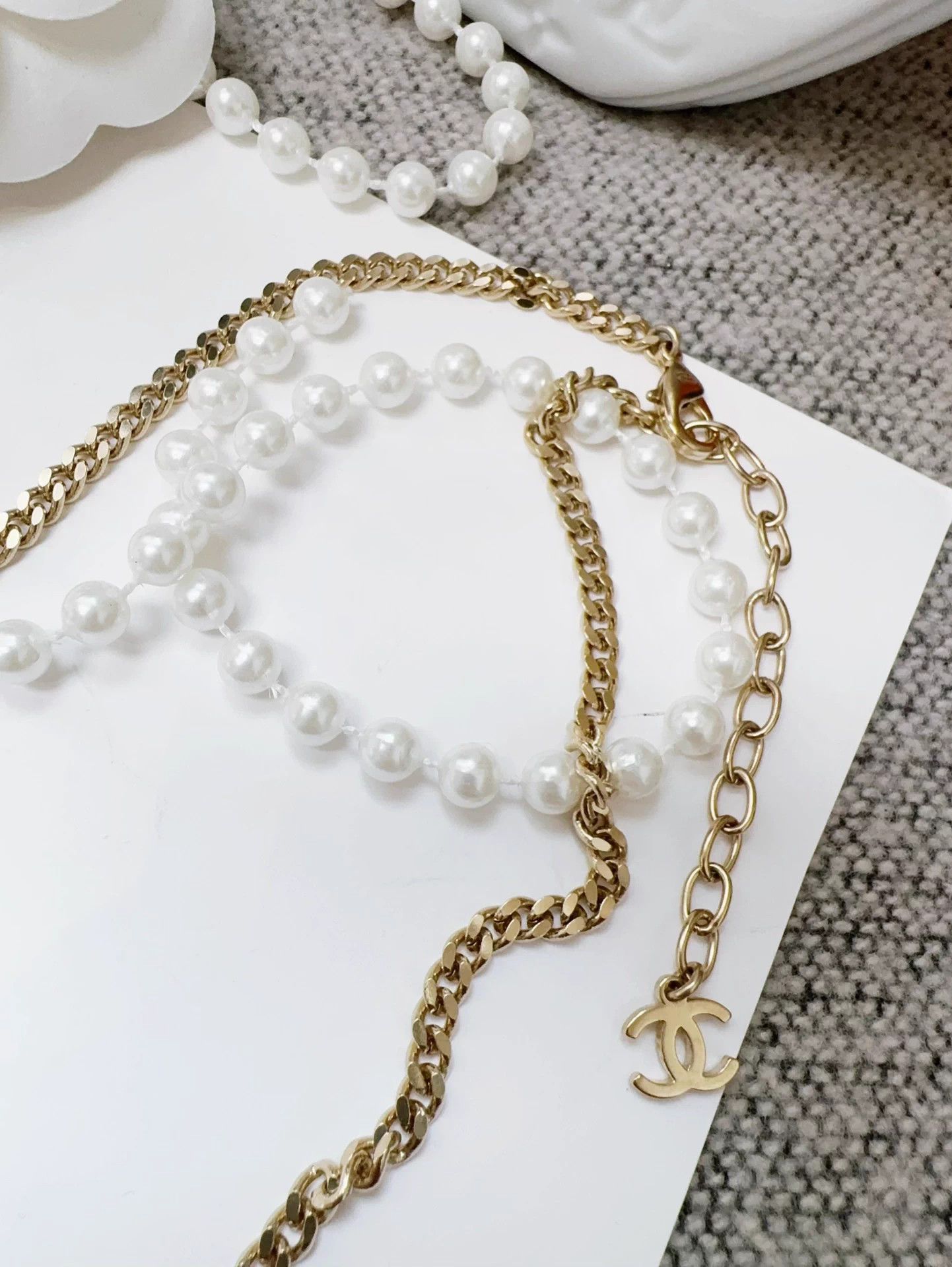 Chanel Chanel 21S Runway Forever Letter Necklace New Size ONE SIZE - 7 Thumbnail