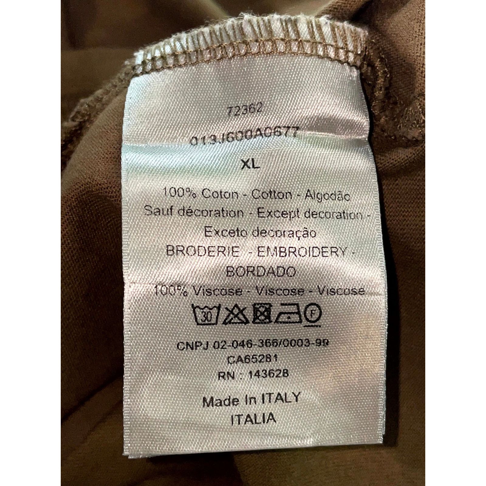 Dior Dior CD Olive Tee Size US XL / EU 56 / 4 - 5 Thumbnail