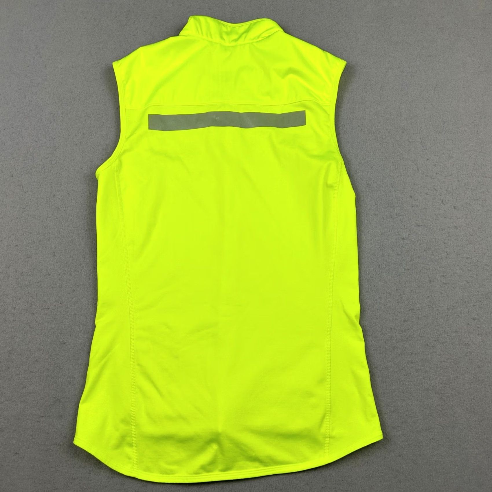 Nike Nike Vest Mens Small Volt Yellow Zip Windbreaker Thermal Reflective Running S Size US S / EU 44-46 / 1 - 4 Thumbnail