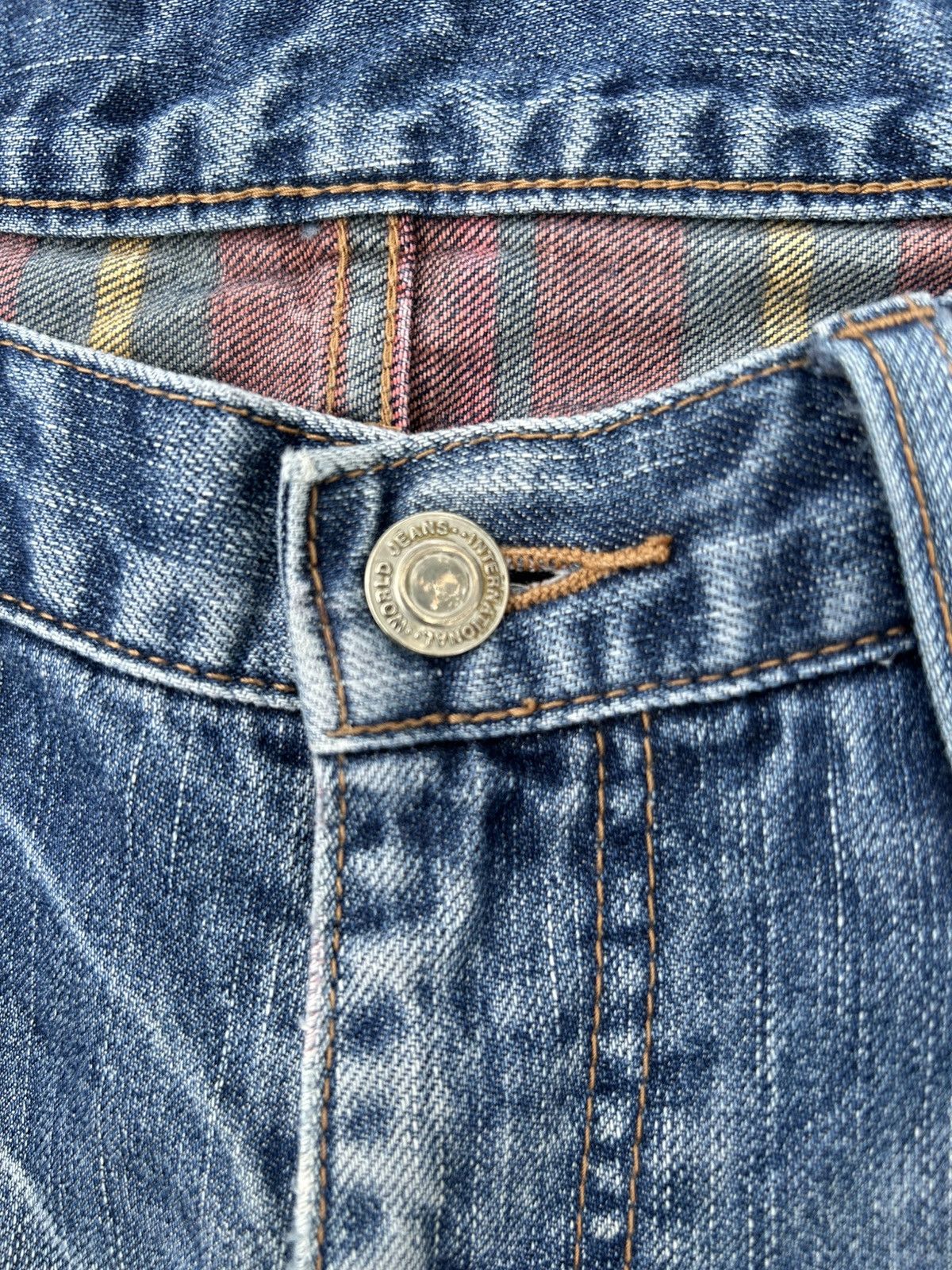 Kapital Vintage Takeo Kikuchi Japanese Distressed Denim Jeans Size US 32 / EU 48 - 4 Thumbnail
