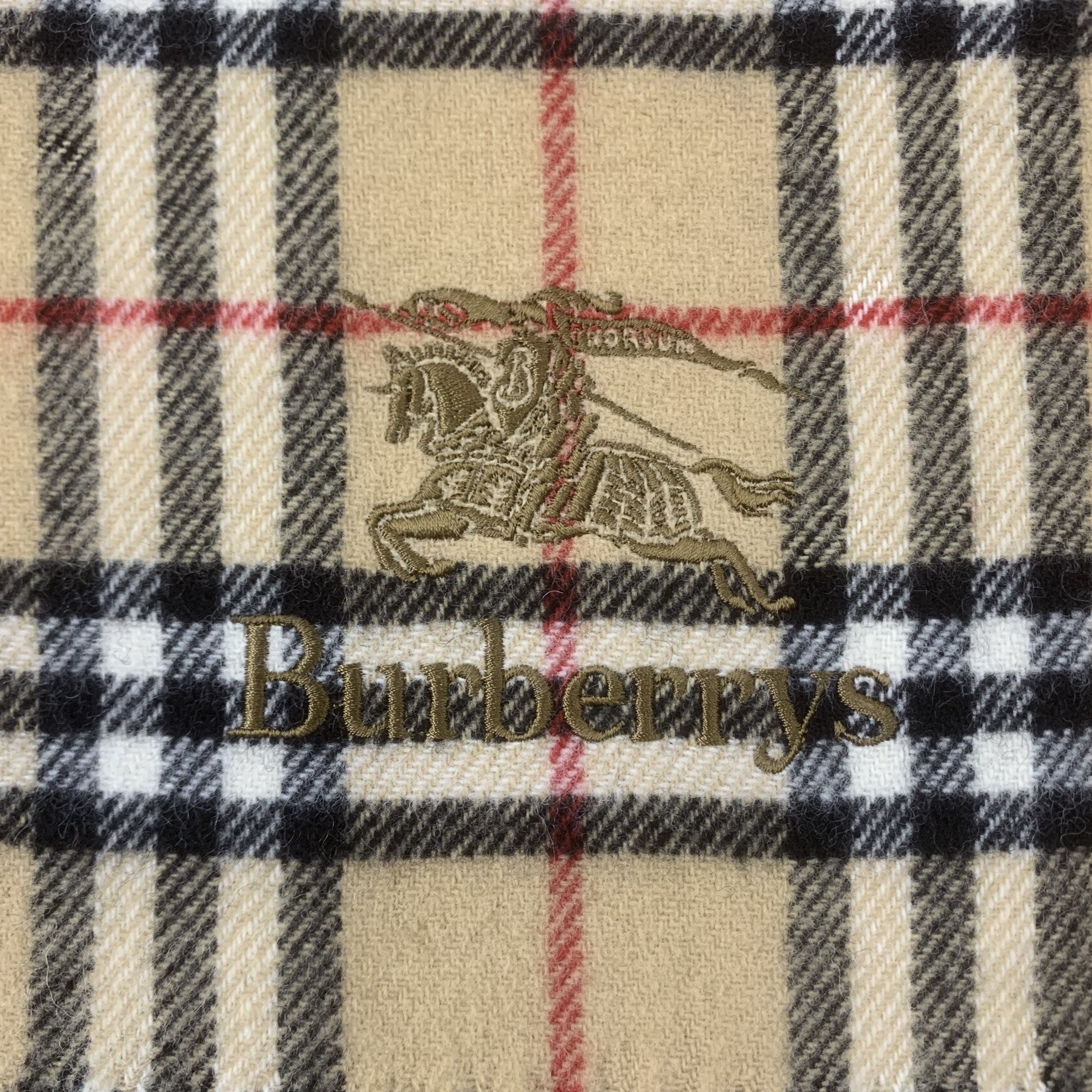Burberry Burberry Scarf Wool Muffler Neck Wrap BL9288 Size ONE SIZE - 5 Thumbnail