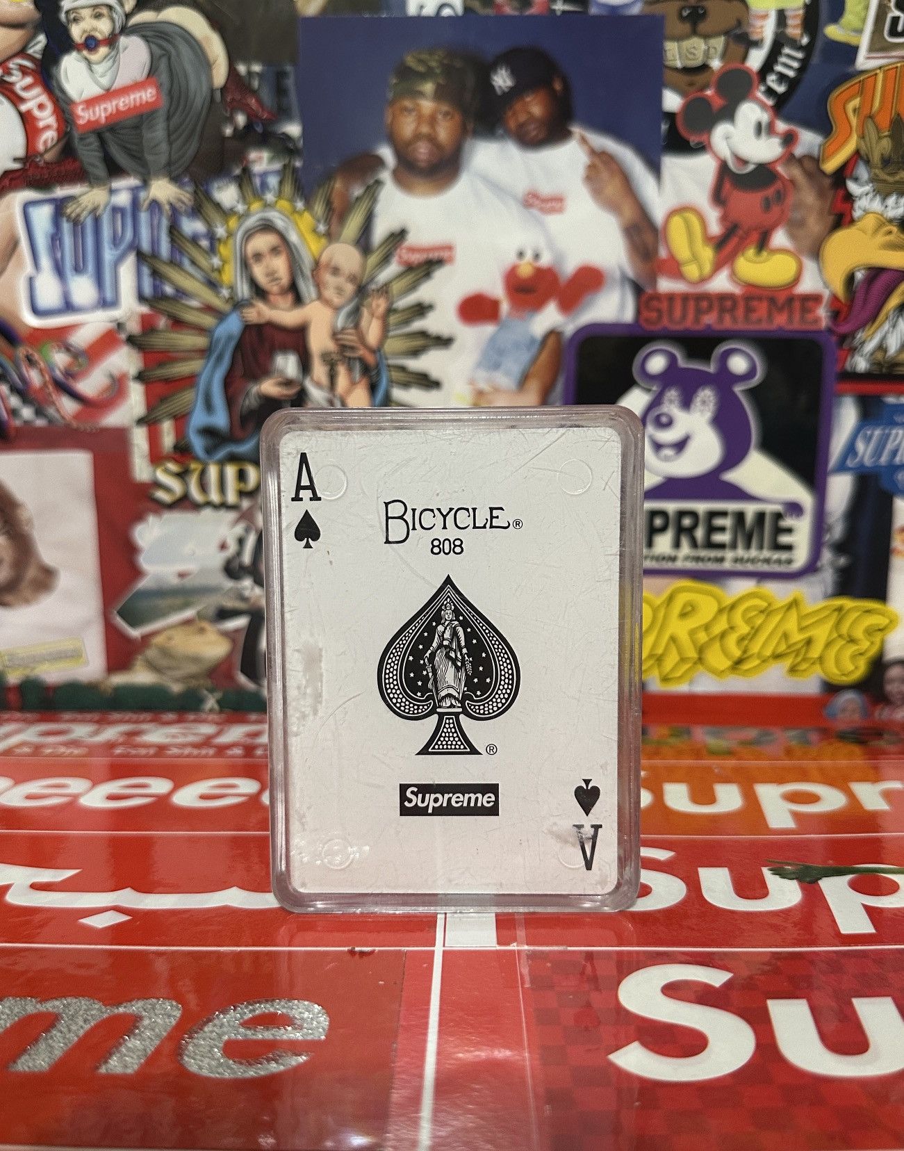 Bicycle × Supreme NEW FW09 Supreme Bicycle Playing Cards Deck 2019 Red RARE OG Size ONE SIZE - 2 Thumbnail