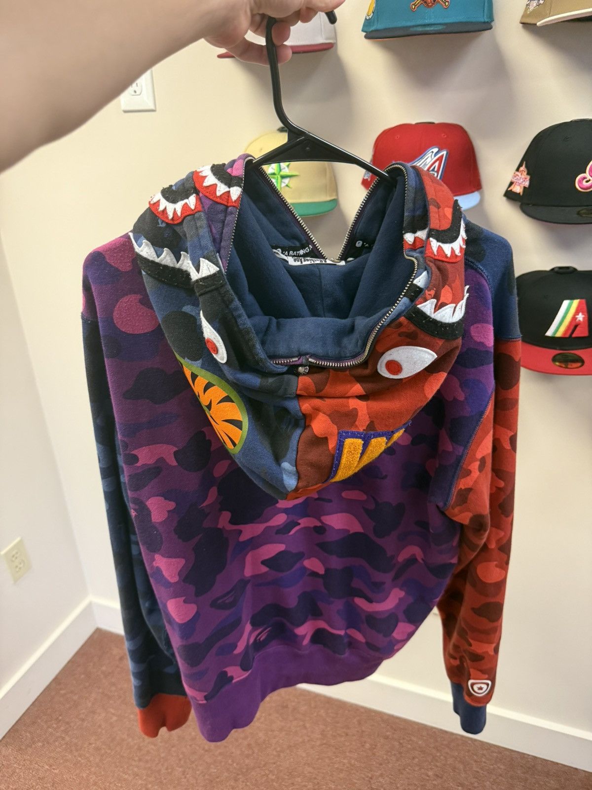 Bape Multi color Double Zip bape hoodie Size US L / EU 52-54 / 3 - 2 Thumbnail