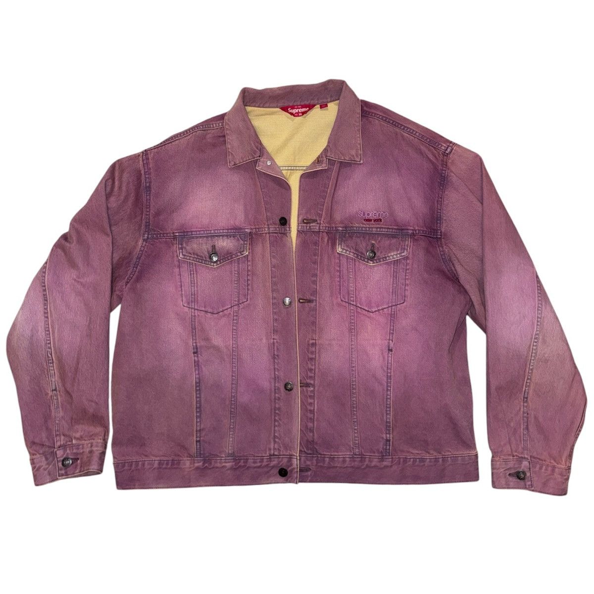 Supreme Supreme cowboy work denim trucker jacket xl size | Grailed