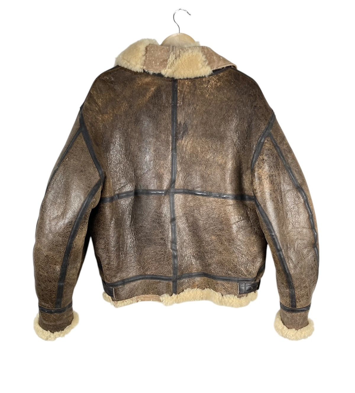 Avirex × Leather Vintage Avirex B-3 Leather Sheepskin Products Bomber Jacket Size US M / EU 48-50 / 2 - 4 Thumbnail