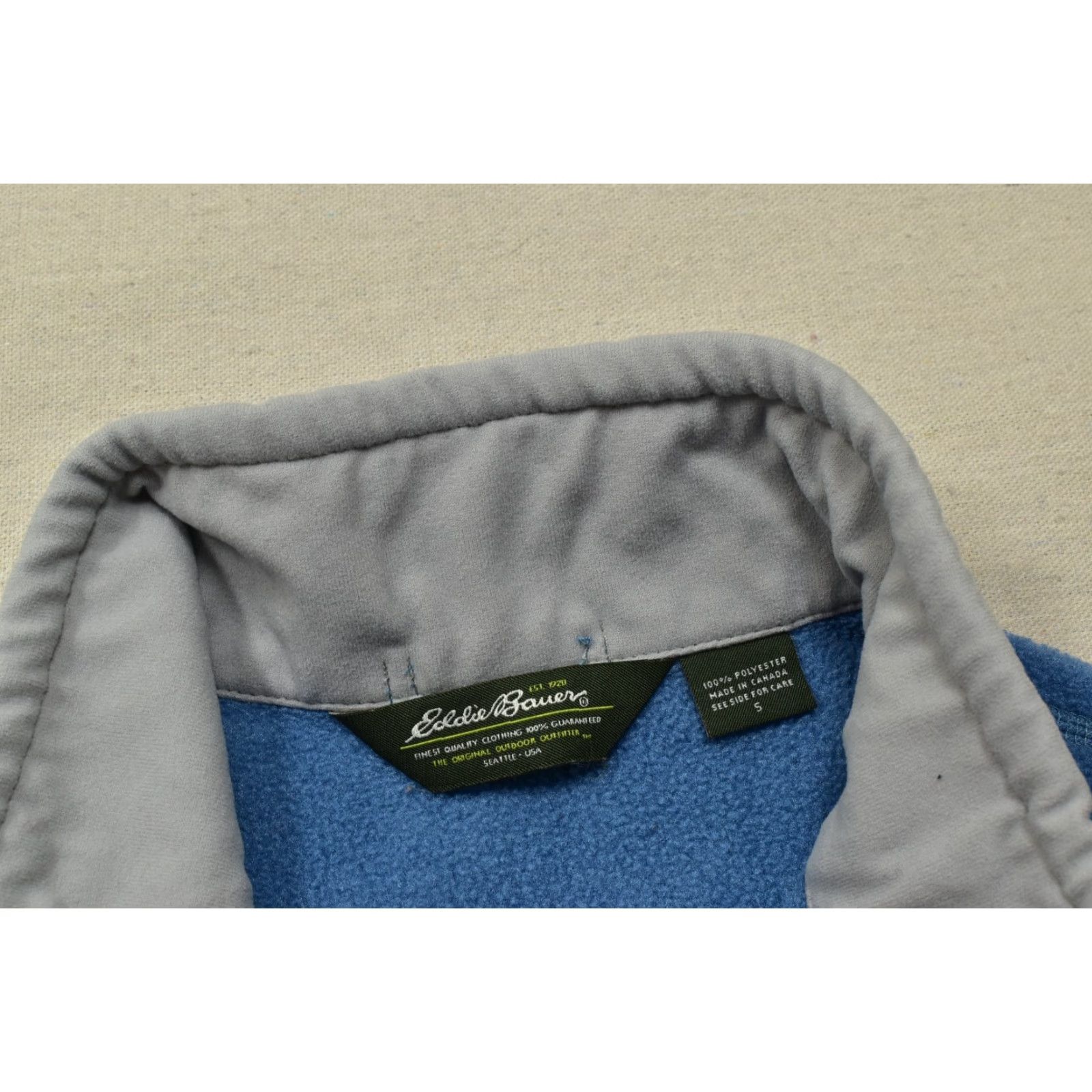 Eddie Bauer Eddie Bauer Women Vest Small Blue Fleece Sleeveless Full Zip Womens Size S / US 4 / IT 40 - 7 Thumbnail
