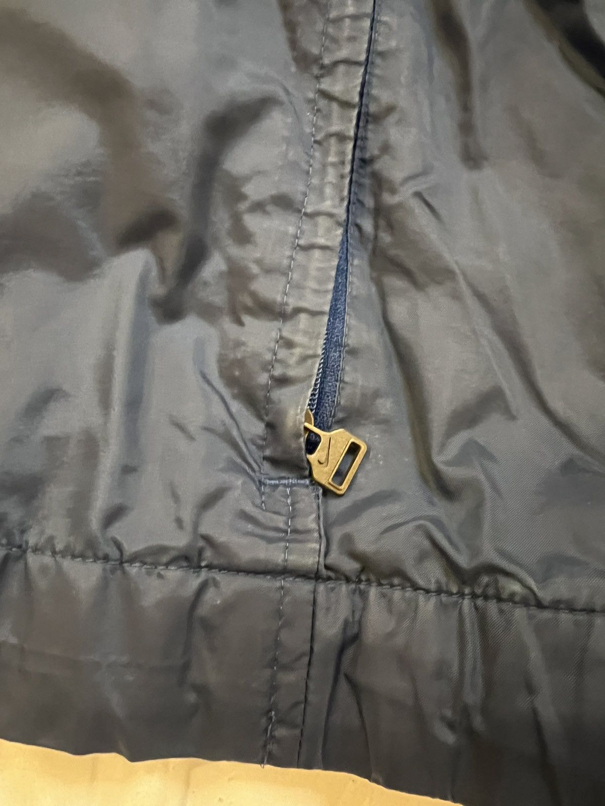 Nike × Vintage Vintage Y2K NIKE Track Suit Navy Jacket Size US L / EU 52-54 / 3 - 3 Thumbnail